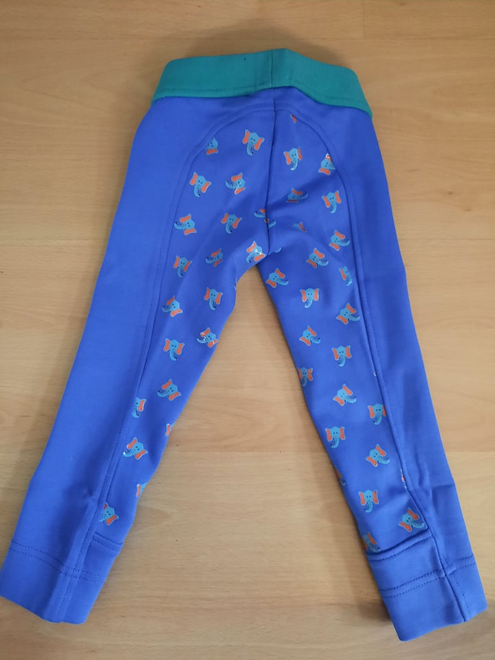 Dětské legíny s gripem se slonem 5/6let