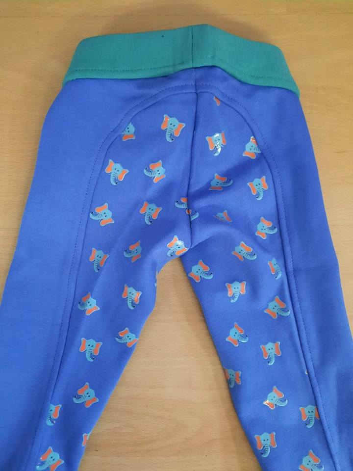 Dětské legíny s gripem se slonem 5/6let