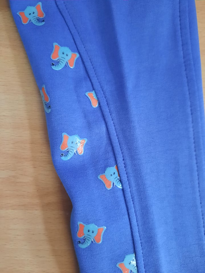 Dětské legíny s gripem se slonem 5/6let