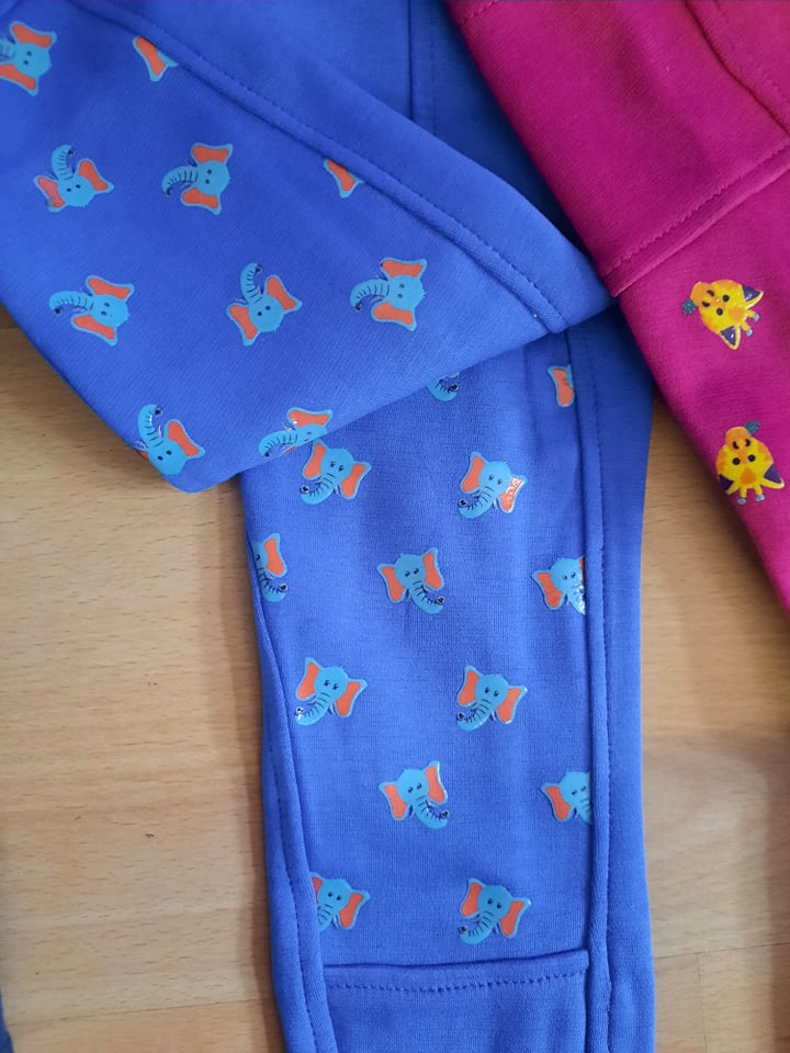 Dětské legíny s gripem se slonem 5/6let