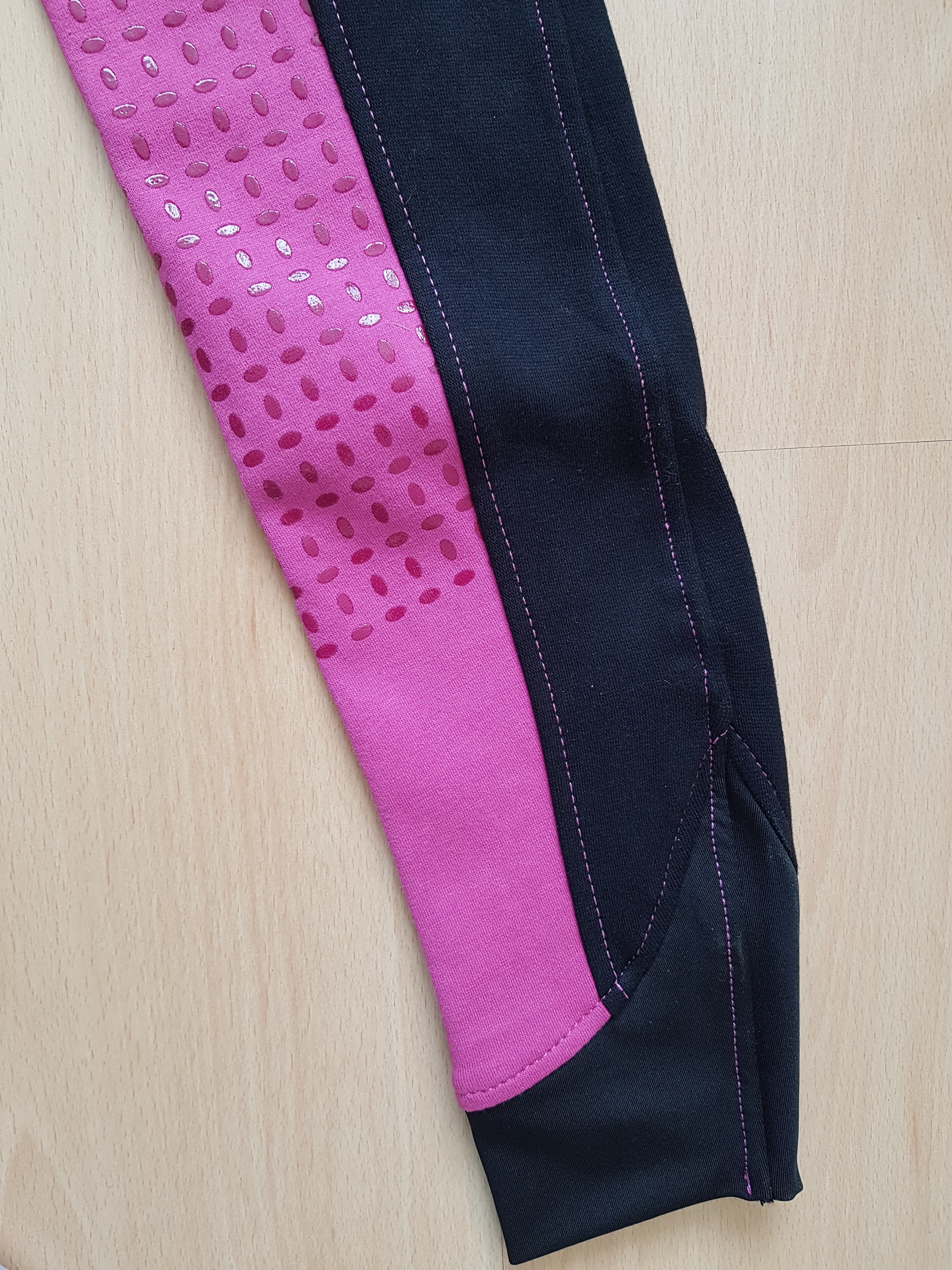 Celogripové rajtky USG Emilia černé/pink 170