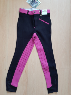 Celogripové rajtky USG Emilia černé/pink 170